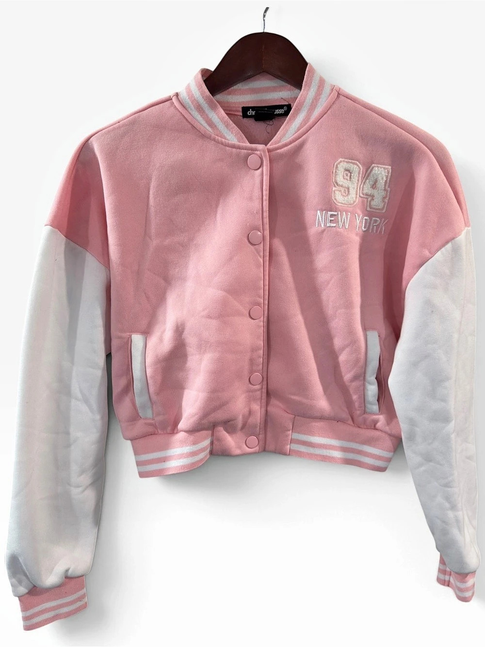 Charlotte Russe Color Block Varsity Jacket